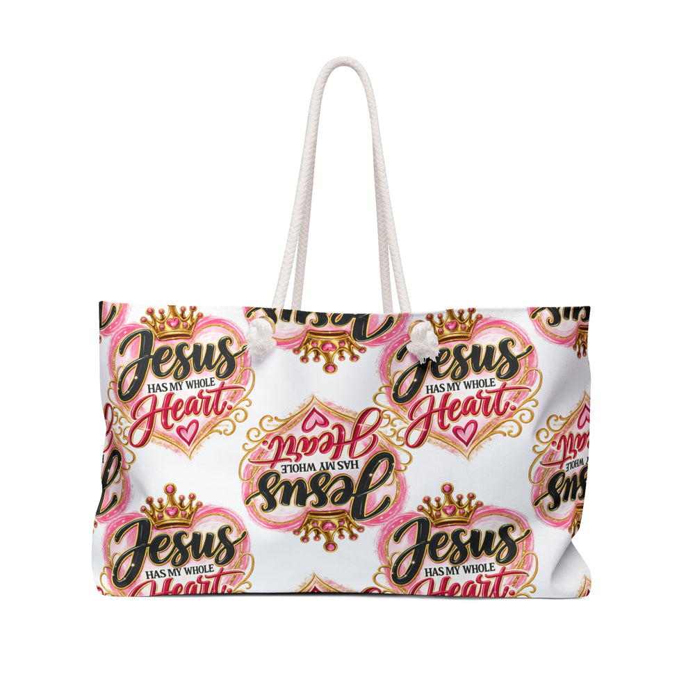 Jesus loves Me Weekender Bag