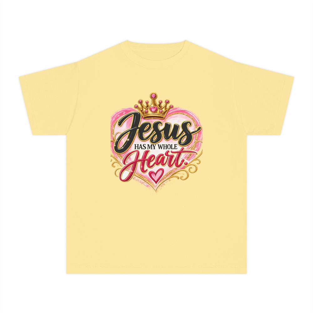 Jesus Has My Heart Classic Youth Midweight Tee