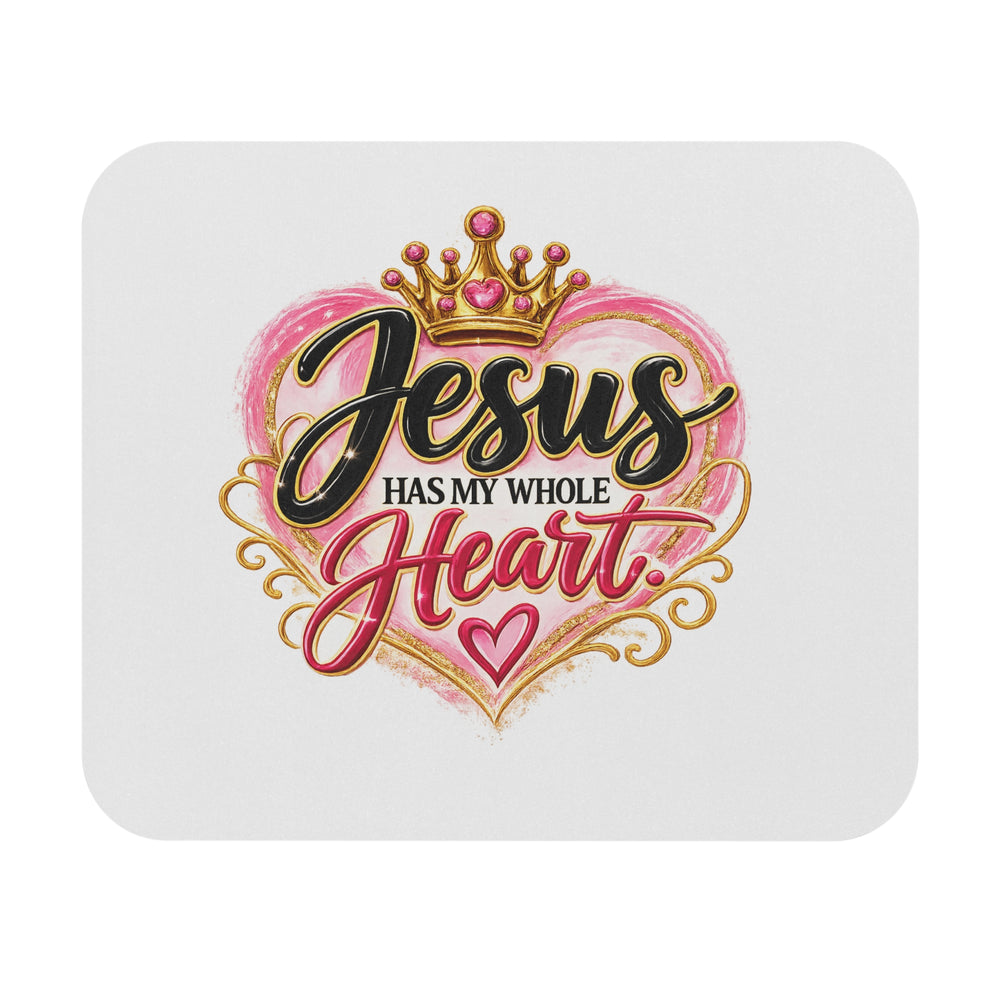 JESUS Loves Me Classic White Mouse Pad (Rectangle)
